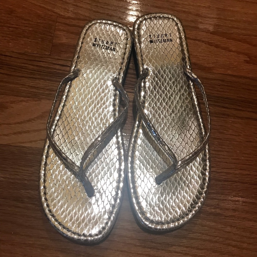 Worn Once! Stuart Weitzman Flip Flops - image 3